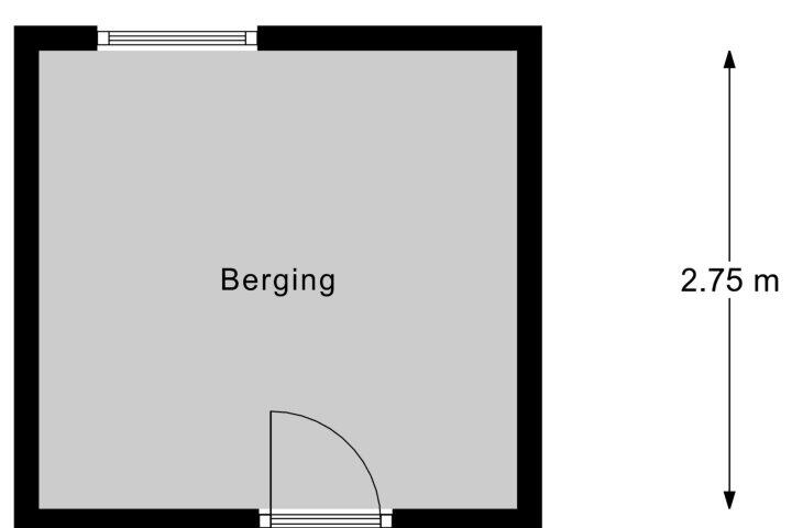 Plattegrond – Singel 229, Vlissingen