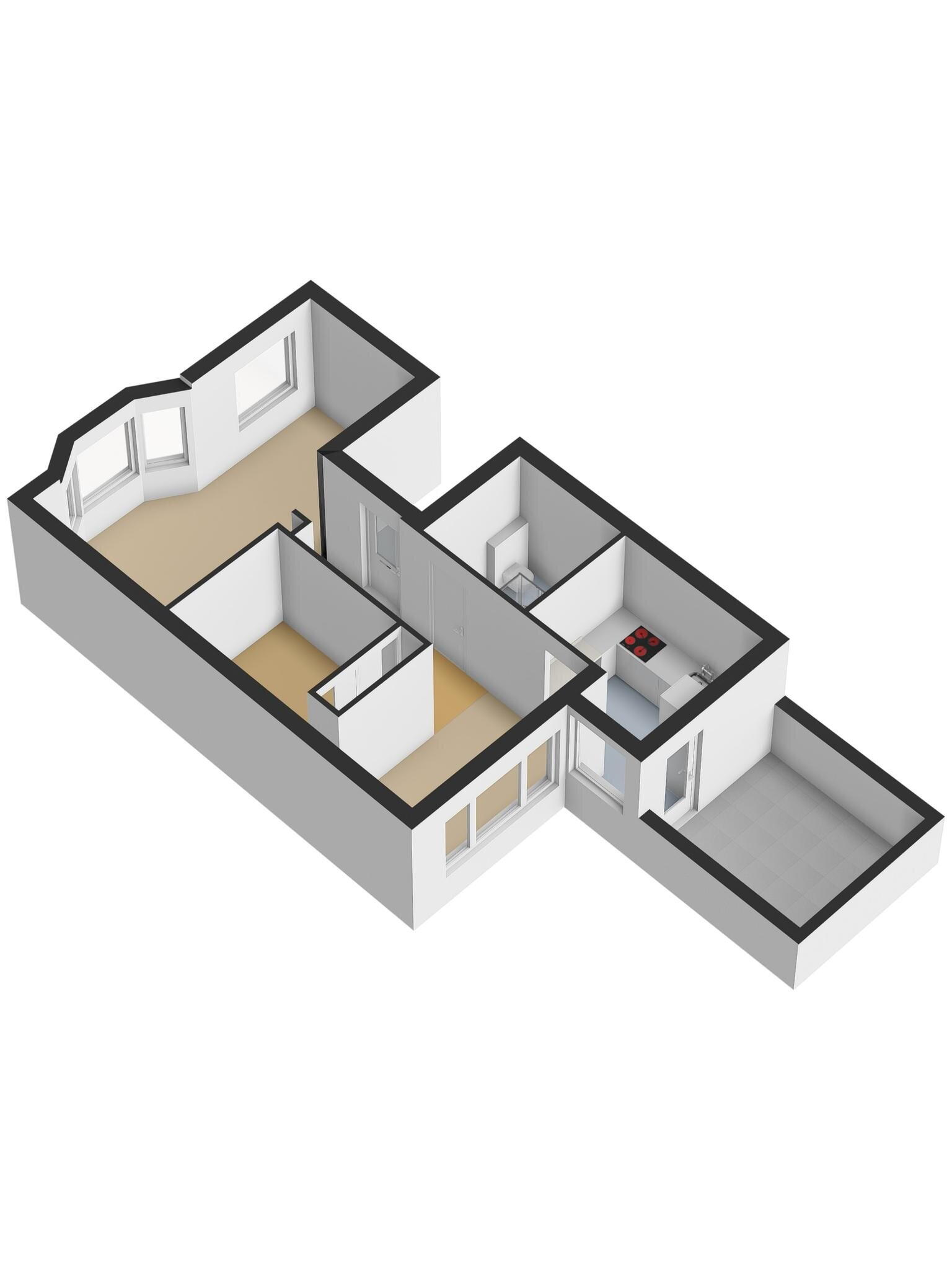 Plattegrond 2 - Singel 304, Vlissingen