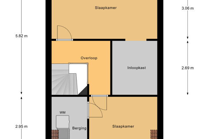 Plattegrond – Singel 428, Vlissingen