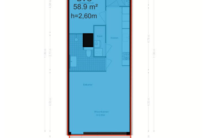 Plattegrond – Sint Janskruidlaan 104, Amstelveen