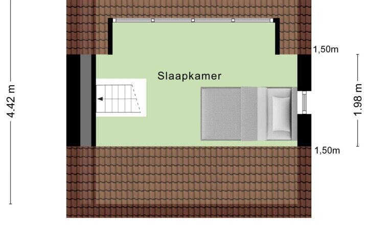 Plattegrond – Sint Josephstraat 75, Roosendaal