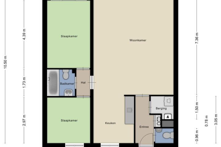 Plattegrond – Sint Maartenslaan 67 A, Maastricht
