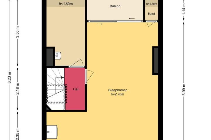 Plattegrond – Sint Philipsland 15, Amstelveen