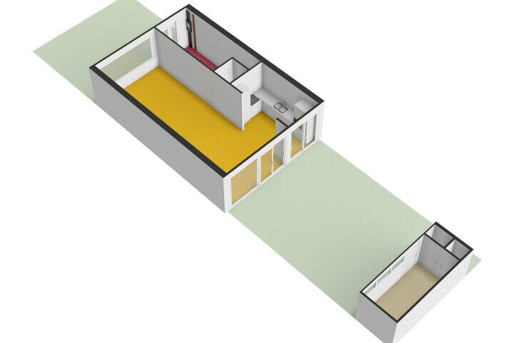 Plattegrond – Sint Philipsland 15, Amstelveen