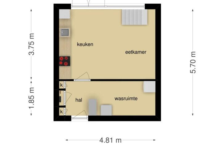 Plattegrond – Sint Pietershof 69, Heerlen