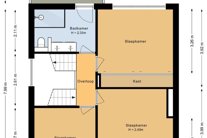 Plattegrond – Sirius 40, Oosterhout