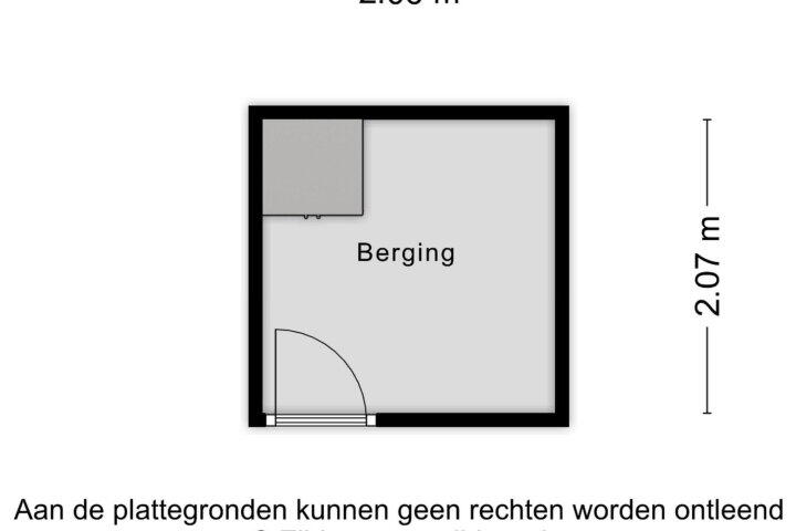 Plattegrond – Sirtemastraat 282, Den Haag