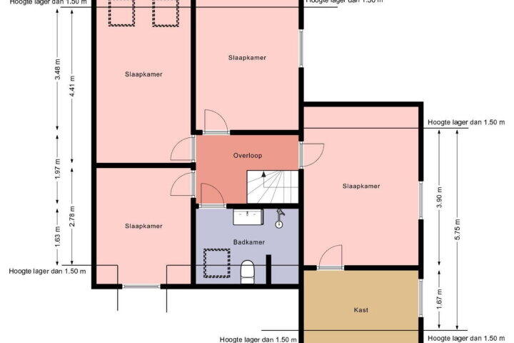 Plattegrond – Skou 50, Joure