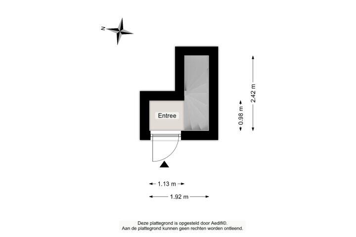 Plattegrond – Slachthuisstraat 186, Groningen