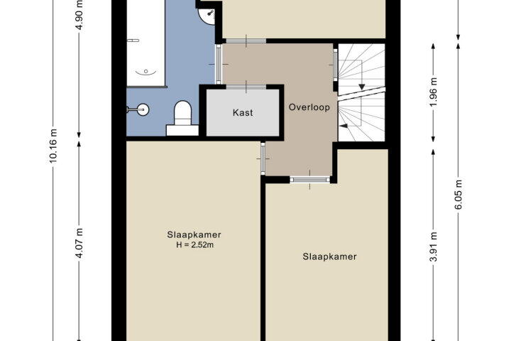 Plattegrond – Slangevecht 4, Amersfoort