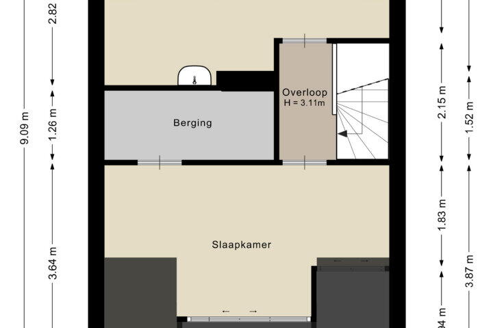 Plattegrond – Slangevecht 4, Amersfoort
