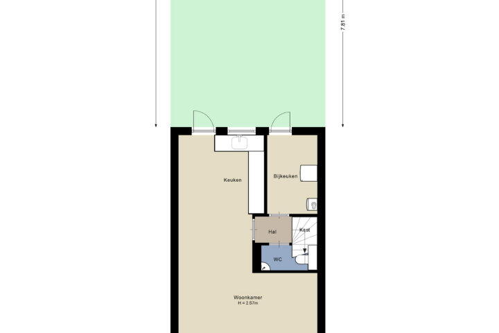 Plattegrond – Slangevecht 4, Amersfoort