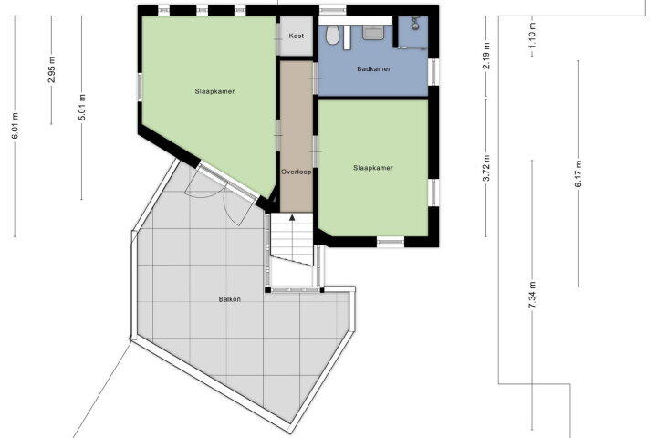 Plattegrond – Sleedoorn 31, Zeewolde