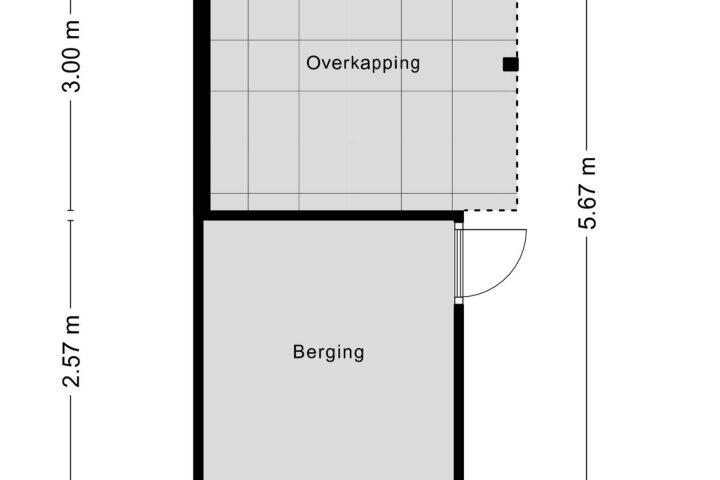 Plattegrond – Sluiskamp 3150, Wijchen