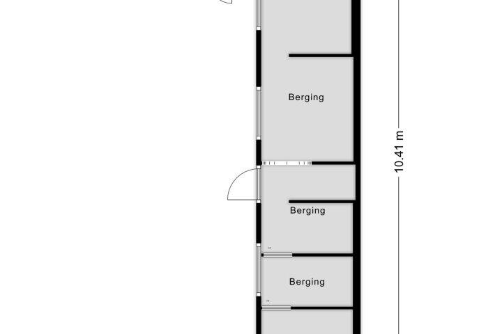 Plattegrond – Sluiskamp 3316, Wijchen