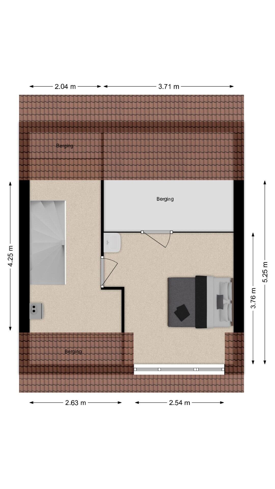 Plattegrond 3 - Smalweer 1, Hardinxveld-Giessendam