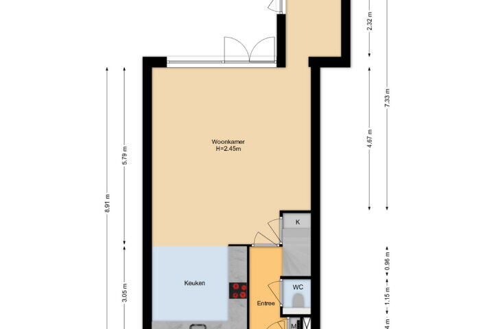 Plattegrond – Smaragd 27, Zoetermeer