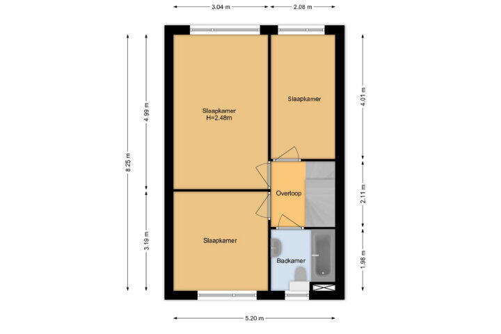 Plattegrond – Smaragd 27, Zoetermeer