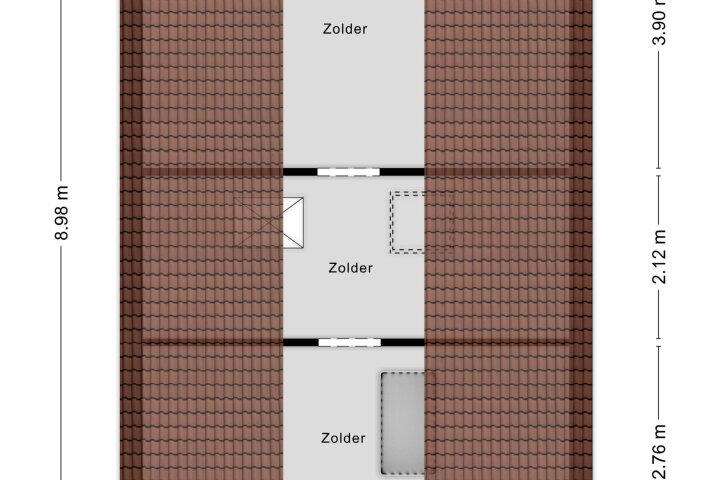 Plattegrond – Smaragddijk 74, Roosendaal