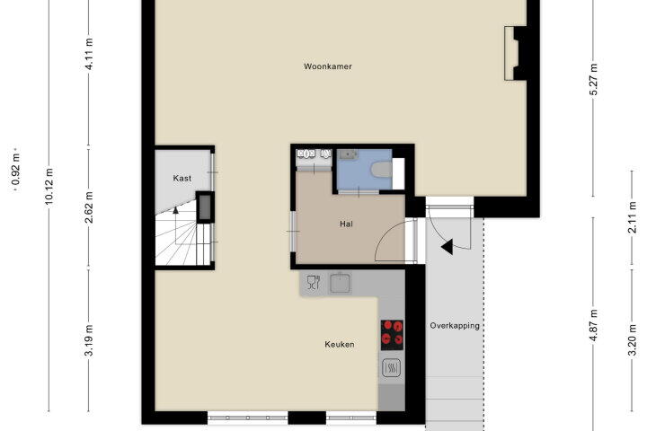 Plattegrond – Smetanastraat 18, Amersfoort