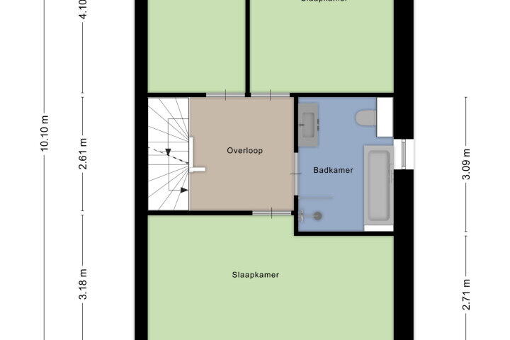 Plattegrond – Smetanastraat 18, Amersfoort