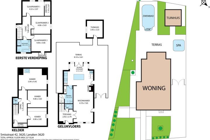 Plattegrond – Smisstraat 42, Lanaken