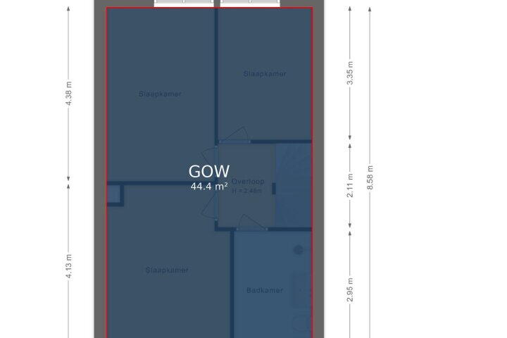 Plattegrond – Snelleveldstraat 54, Amsterdam