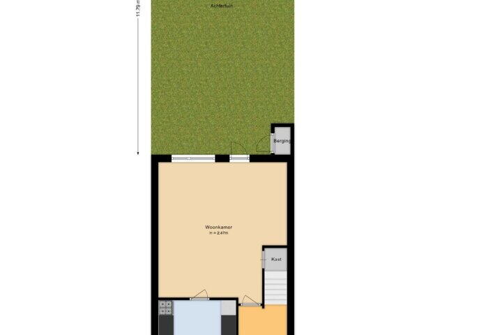 Plattegrond – Snelleveldstraat 54, Amsterdam