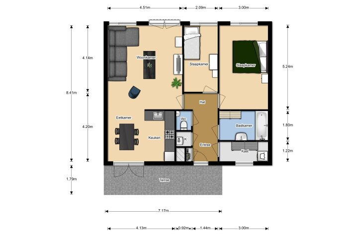 Plattegrond – Snoekbaarssingel 83, Den Haag