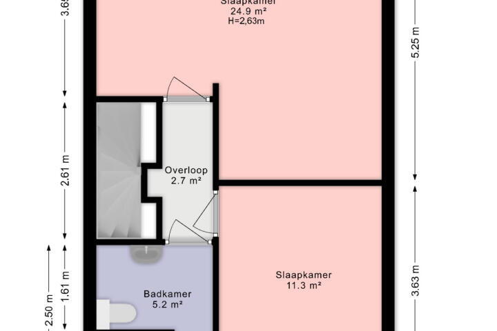 Plattegrond – Socrateslaan 4, Den Haag