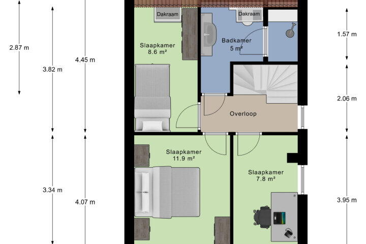Plattegrond – Socratesstraat 6, Arnhem