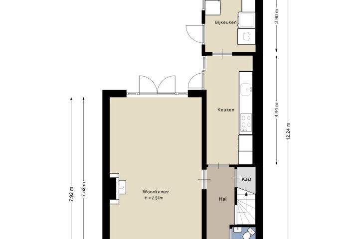 Plattegrond – Soesterweg 478, Amersfoort