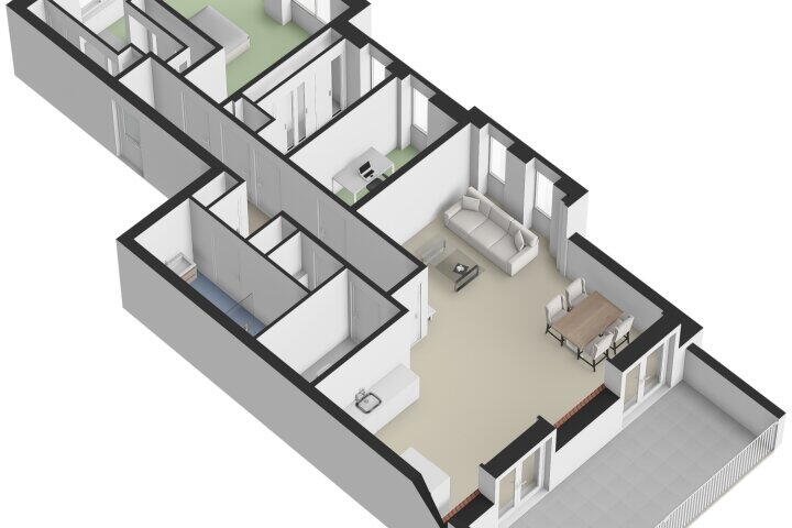 Plattegrond – Sonatestraat 20, Arnhem