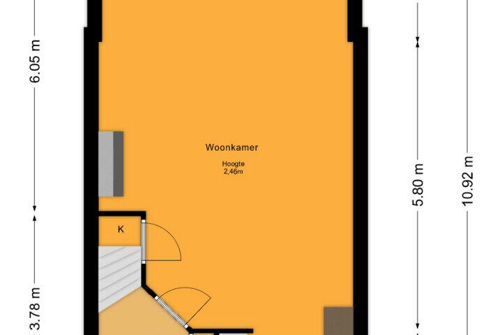 Plattegrond – Sonia Gaskellstraat 13, Almere
