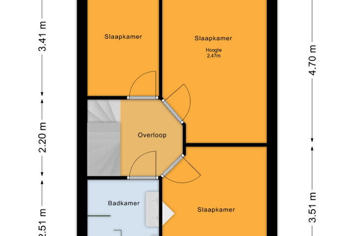 Plattegrond – Sonia Gaskellstraat 13, Almere