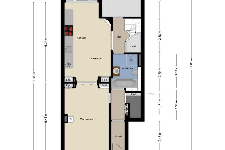 Plattegrond – Sonoystraat 22, Den Haag