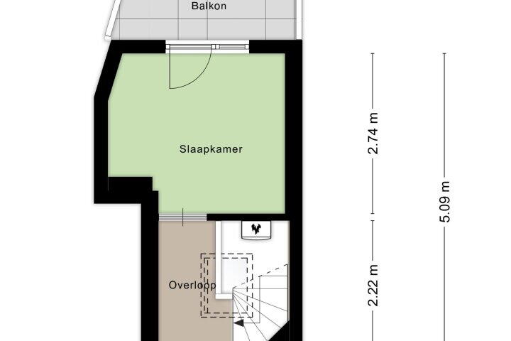 Plattegrond – Sonoystraat 22, Den Haag