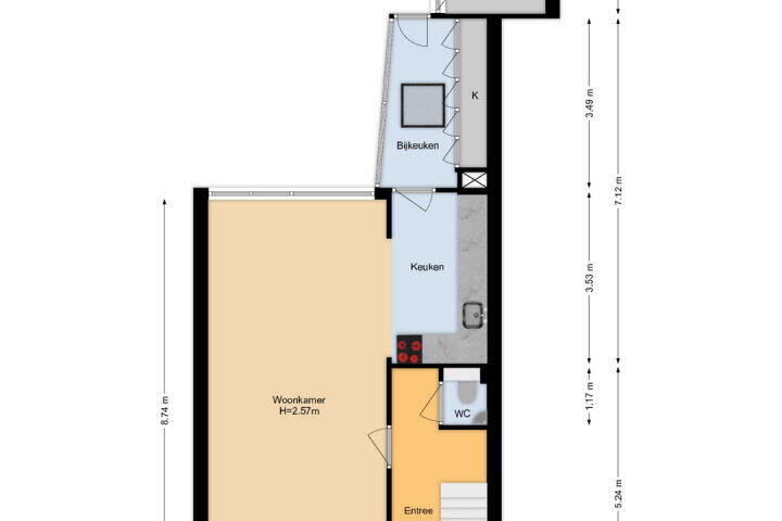 Plattegrond – Sophiaplaats 7, Zoetermeer