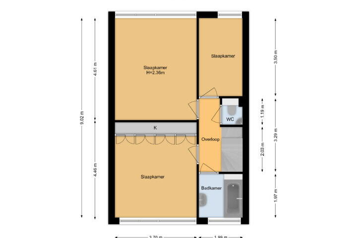 Plattegrond – Sophiaplaats 7, Zoetermeer