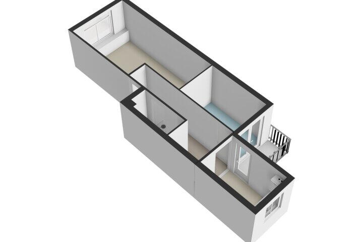 Plattegrond – Spaarndammerstraat 20 F, Amsterdam
