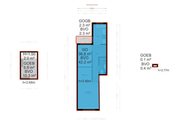 Plattegrond – Spaarndammerstraat 20 F, Amsterdam