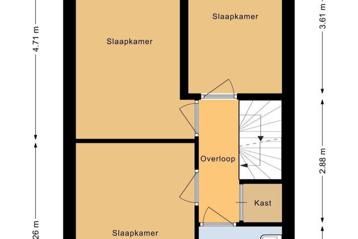 Plattegrond – Spaarne 34, Heerhugowaard