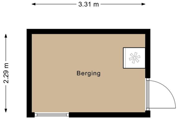 Plattegrond – Spaarne 34, Heerhugowaard