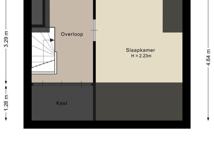 Plattegrond – Spaarnestraat 157, Amersfoort