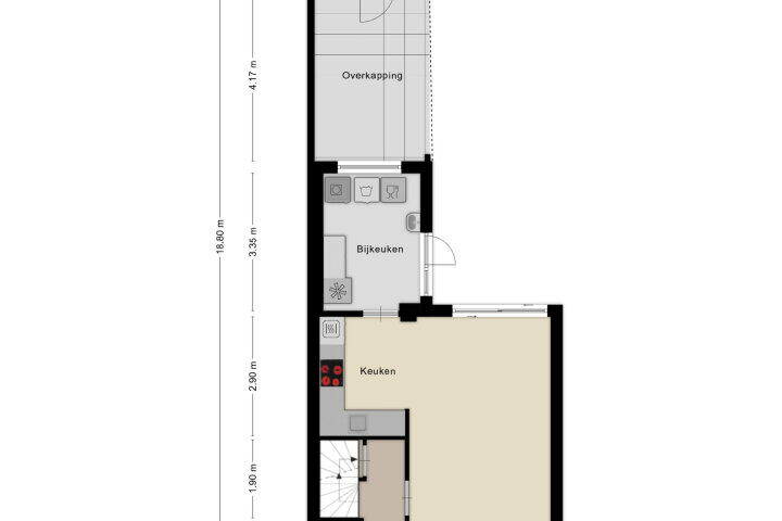 Plattegrond – Spechtstraat 18, Wijchen