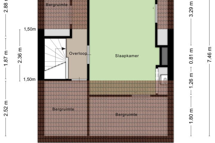 Plattegrond – Spechtstraat 18, Wijchen