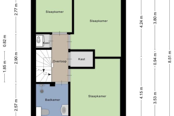 Plattegrond – Spengenpad 26, Amsterdam