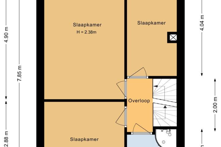 Plattegrond – Sperwer 22, Etten-Leur