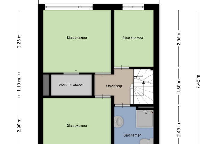 Plattegrond – Sperwerstraat 24, Wijchen
