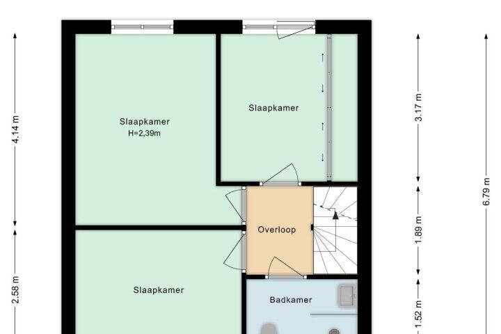 Plattegrond – Sperwerstraat 5, Reusel